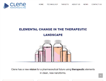 Tablet Screenshot of clene.com